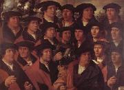 Group Portrait of the Arquebusiers of Amsterdam, JACOBSZ, Dirck